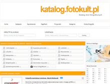 Tablet Screenshot of katalog.fotokult.pl